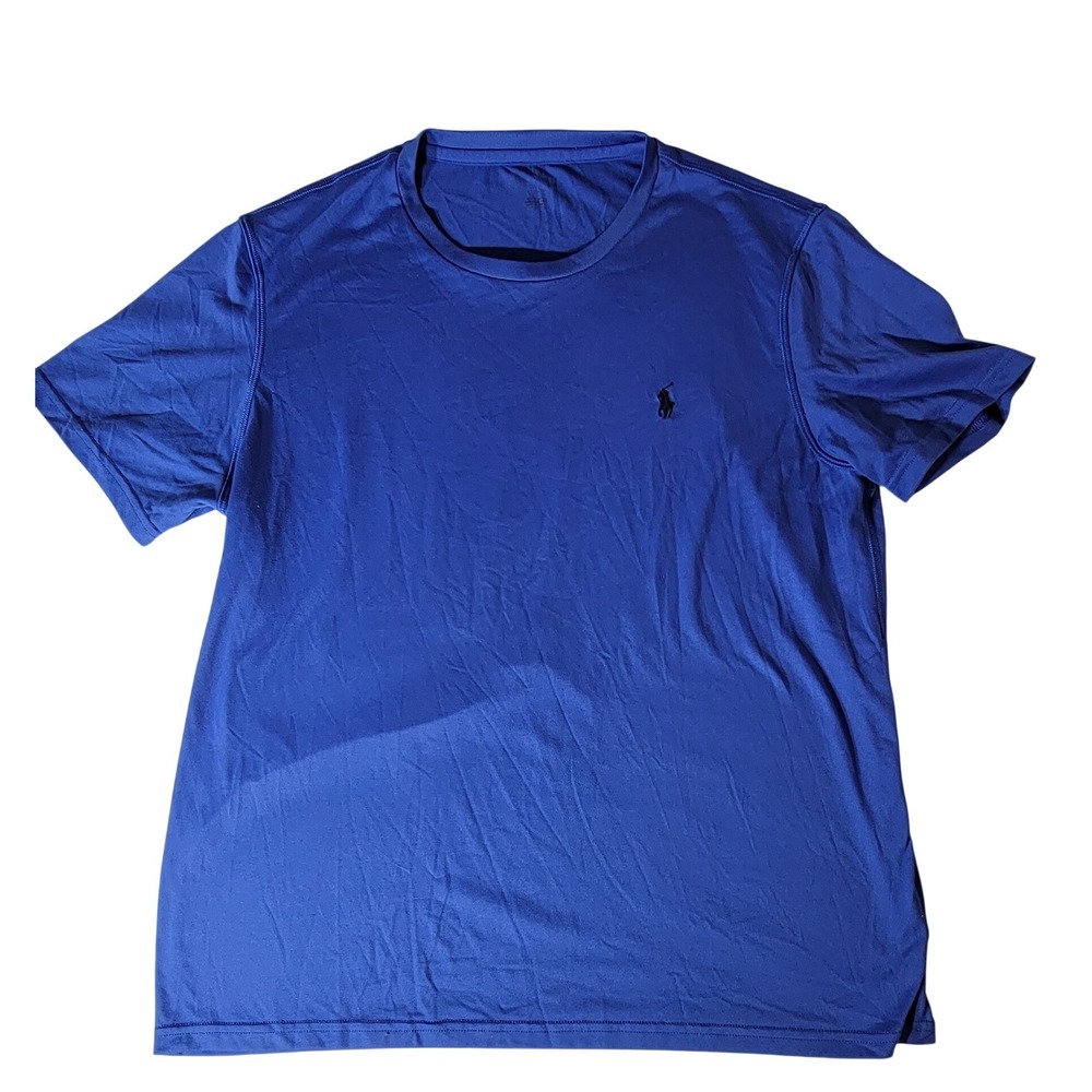 Polo Ralph Lauren Mens Royal Blue Short Sleeve Pony Logo T-Shirt Size Large